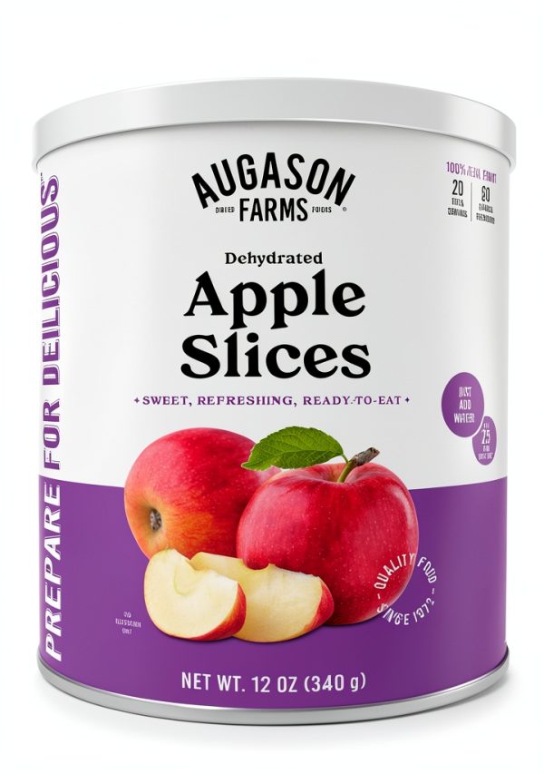 Augason Farms Dehydrated Apple Slices Gluten Free Snack-0