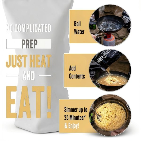 Emergency Food Kit Ready Hour Beans Rice 30yr-6