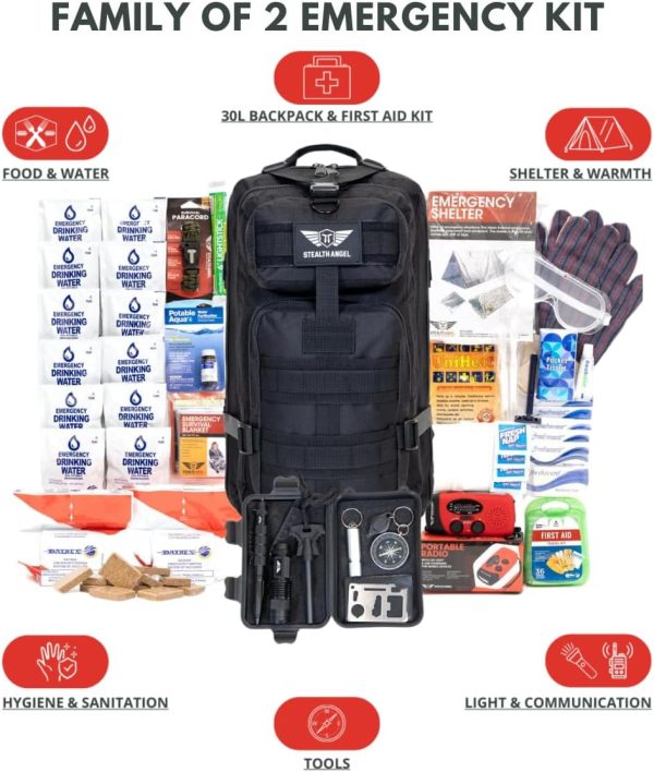 Stealth Angel Emergency Survival Kit 72 Hour Supply-4