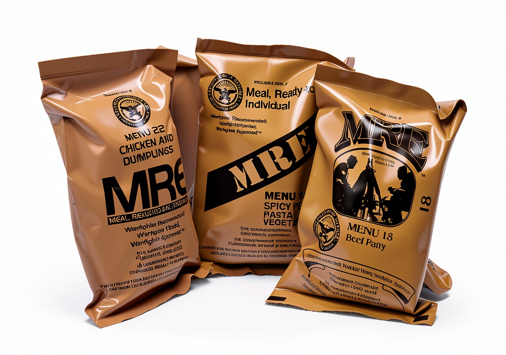SurvivalPro Emergency Food Kit displayed in a backpack