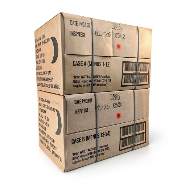 MRE Emergency Food Pack Generic 24 Meal Kit-0