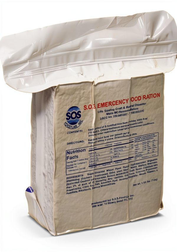 SOS Emergency Food Rations 3600 Calories 5 Year Shelf Life-1