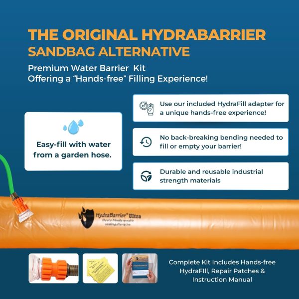 HydraBarrier Ultra Flood Tube Watershed Innovations PVC-1