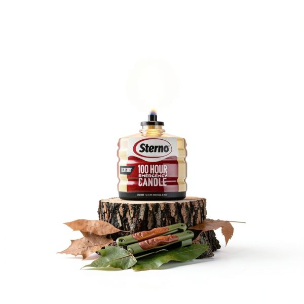 Sterno Emergency Candles 100 Hour Long Burning Odorless-1