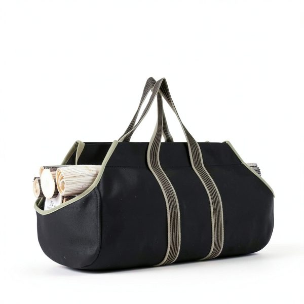 Fire Beauty Firewood Carrier Large Canvas Design-2