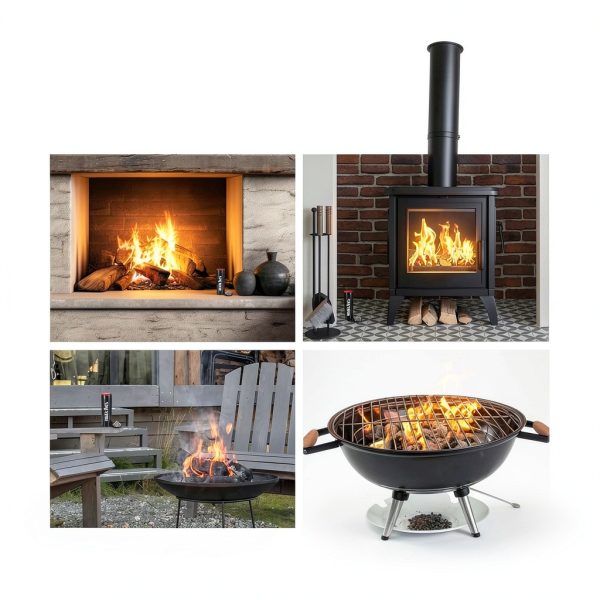 OwnMy Fireplace Matches Holder with Lid-6