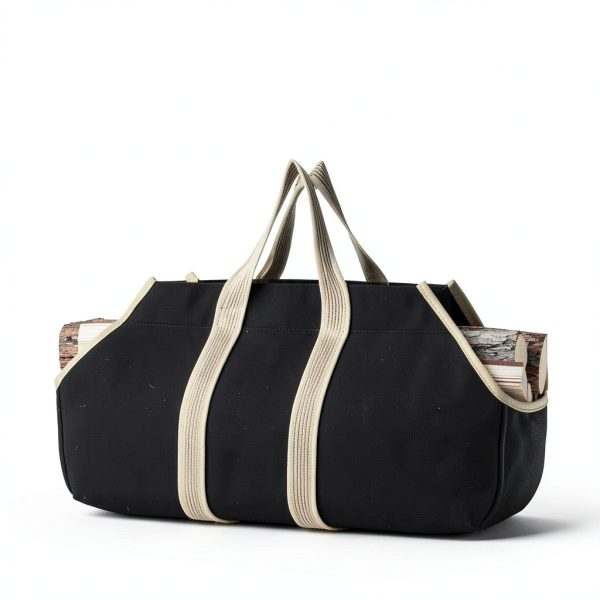 Fire Beauty Firewood Carrier Large Canvas Design-1