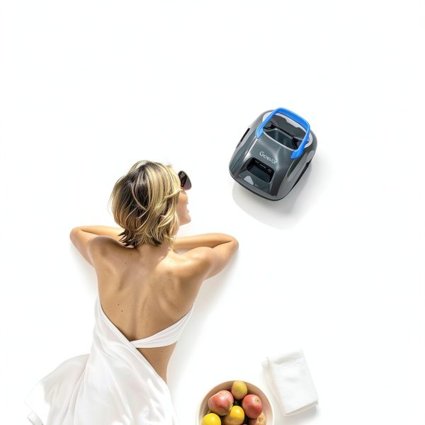 Cordless Robotic Pool Cleaner Gosvor LiteVac 800 5lb Lithium Ion-6